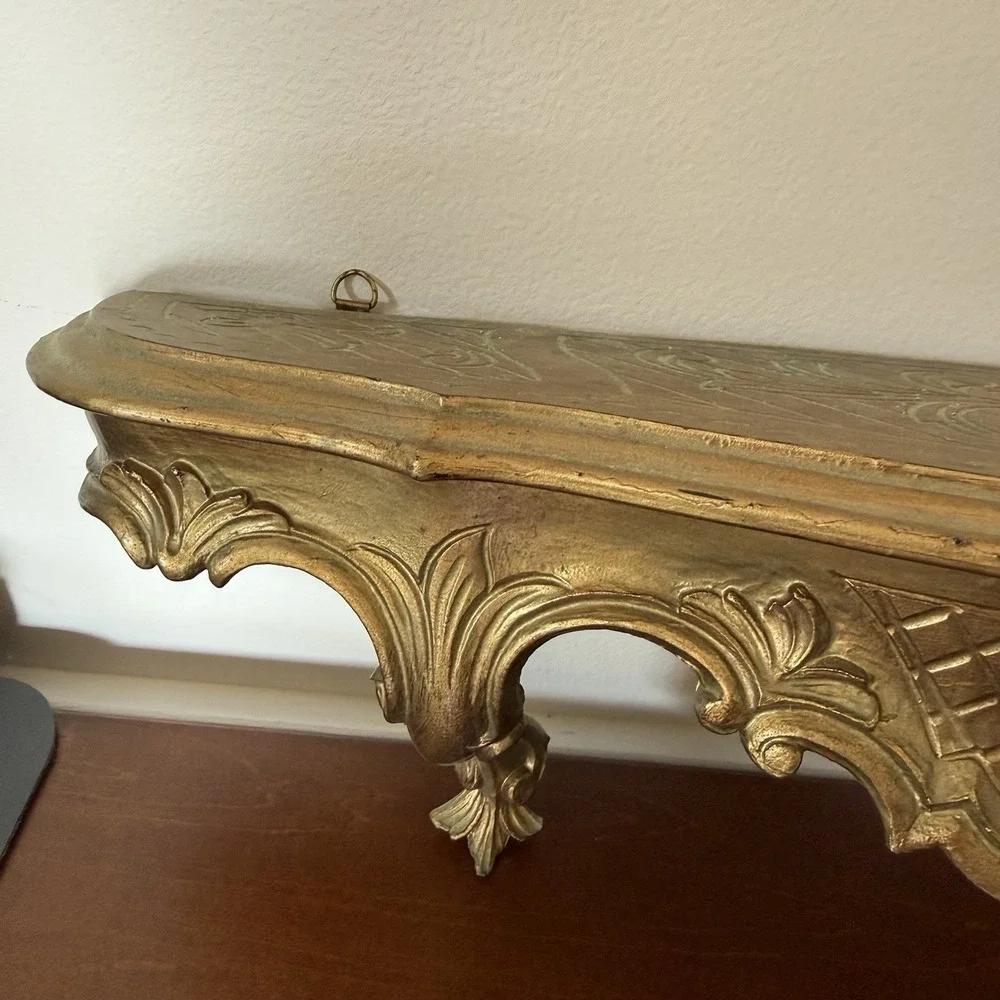 Vintage Italian Florentine Gold Ornate 19